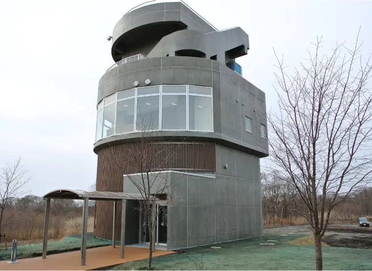 ウトナイ交流センター展望施設新築主体工事